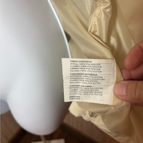 Esprit Beige Quilted Women's Puffer Jacket - Picture 6 of 8